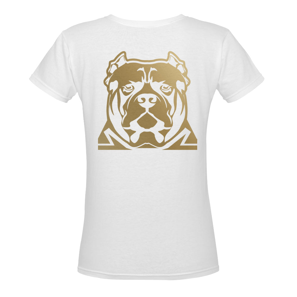 White and Gold T Shirt
