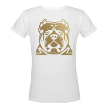 Load image into Gallery viewer, White and Gold T Shirt