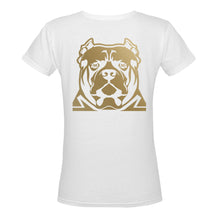 Load image into Gallery viewer, White and Gold T Shirt