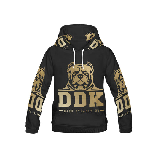 Black and Gold Kid's Hoodie