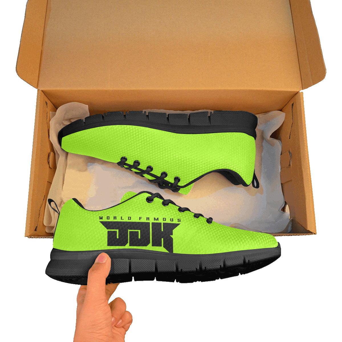 Womens world famous lime green shoes