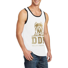 Load image into Gallery viewer, White and Gold Men&#39;s Tank
