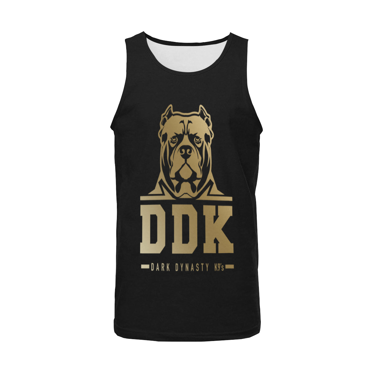 Gold and Black General Mens Tank