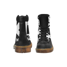 Load image into Gallery viewer, Men&#39;s Round Toe Black and White DDK Boots