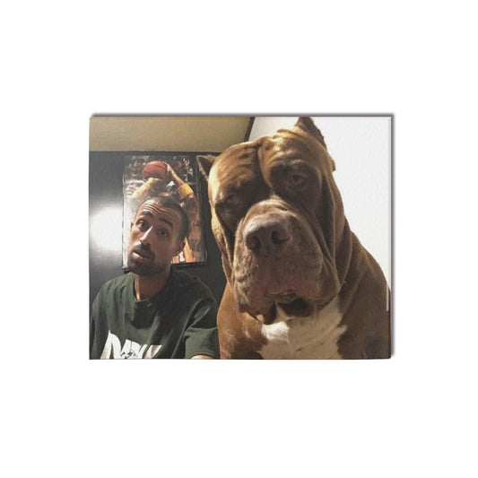 16 x 20 Marlon and Hulk Canvas