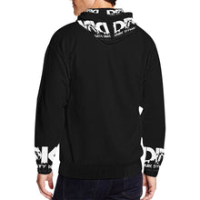 Load image into Gallery viewer, Black and white zip up