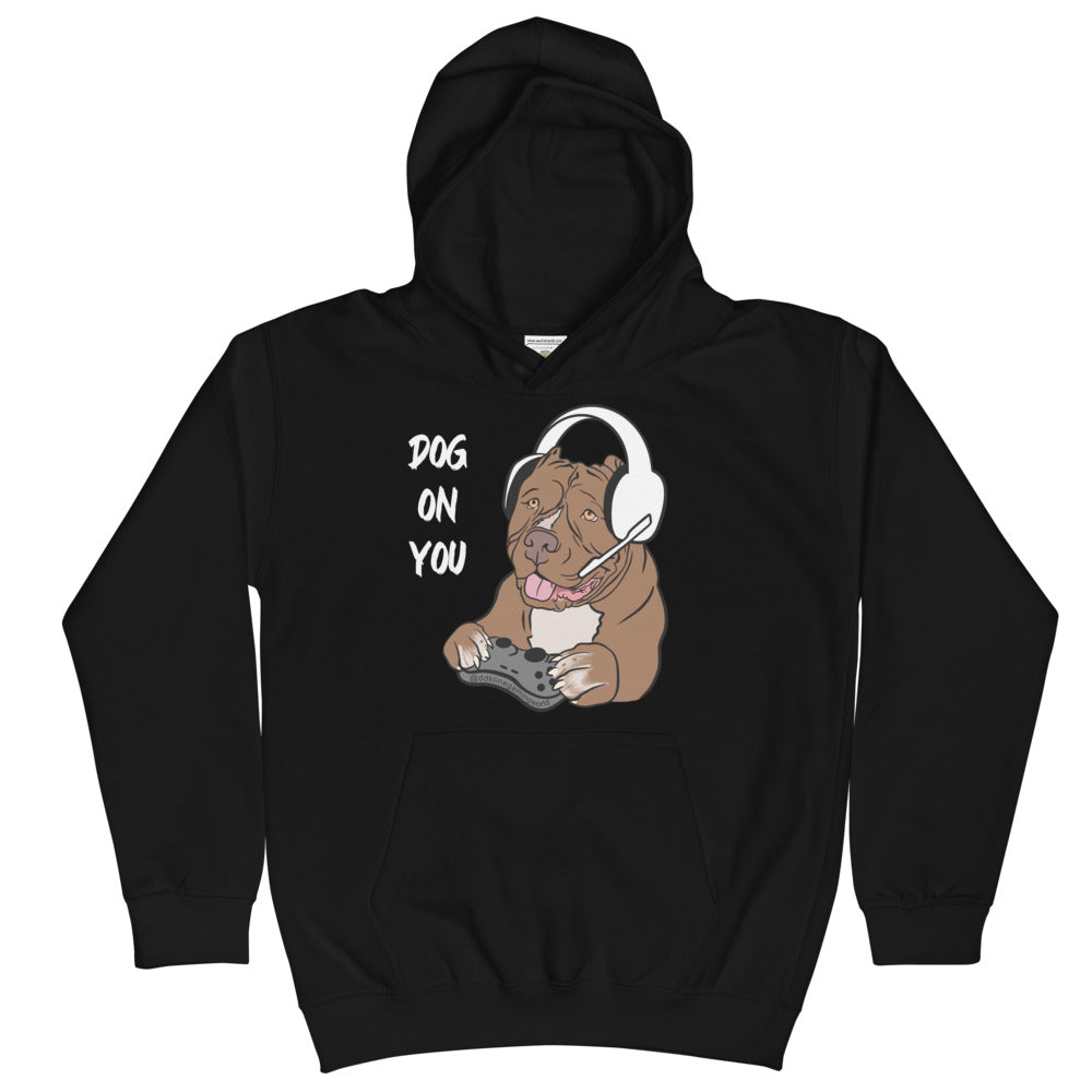 Kid's Dog On You Gaming Hoodie