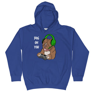 Kid's Dog On You Gaming Hoodie