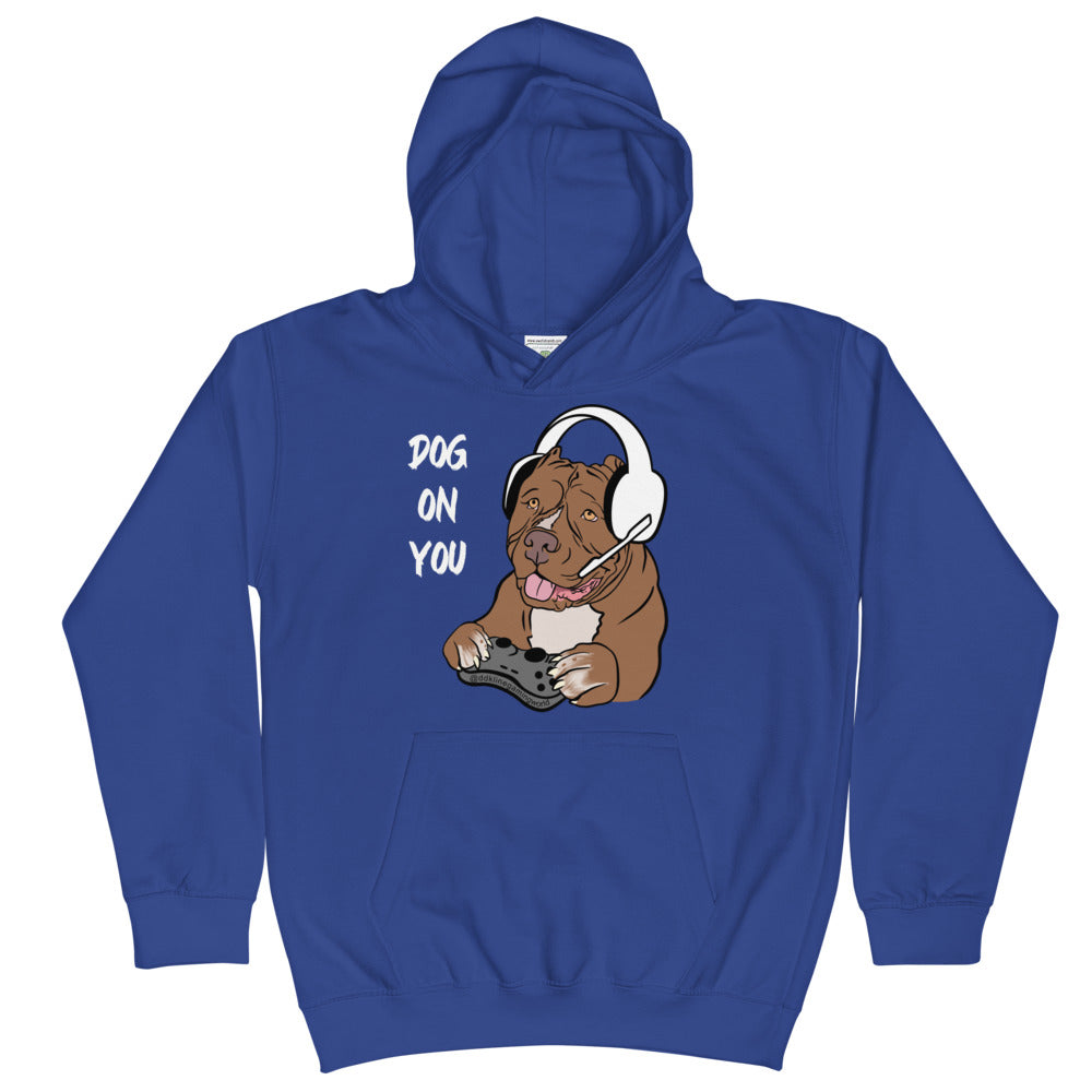 Kid's Dog On You Gaming Hoodie