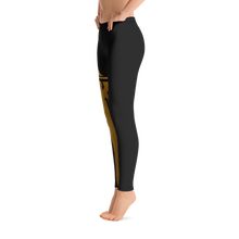 Load image into Gallery viewer, Black and Gold General Leggings