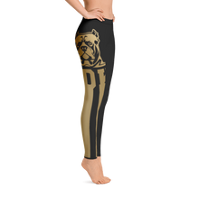 Load image into Gallery viewer, Black and Gold General Leggings