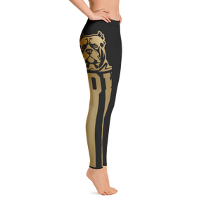Black and Gold General Leggings