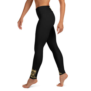 Gold and Black leggings