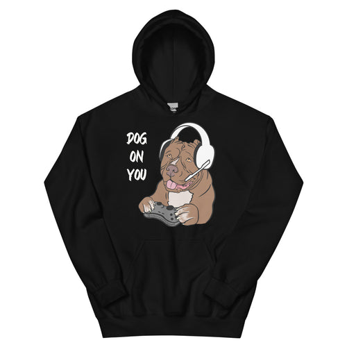 Unisex Dog On You Gaming Hoodie