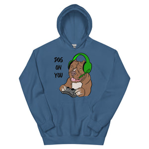 Unisex Dog On You Gaming Hoodie
