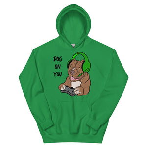 Unisex Dog On You Gaming Hoodie