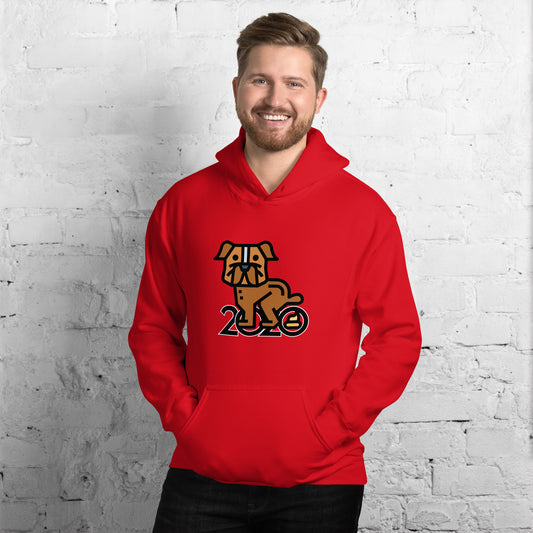 Dog Shitting 2020 Men's Hoodie