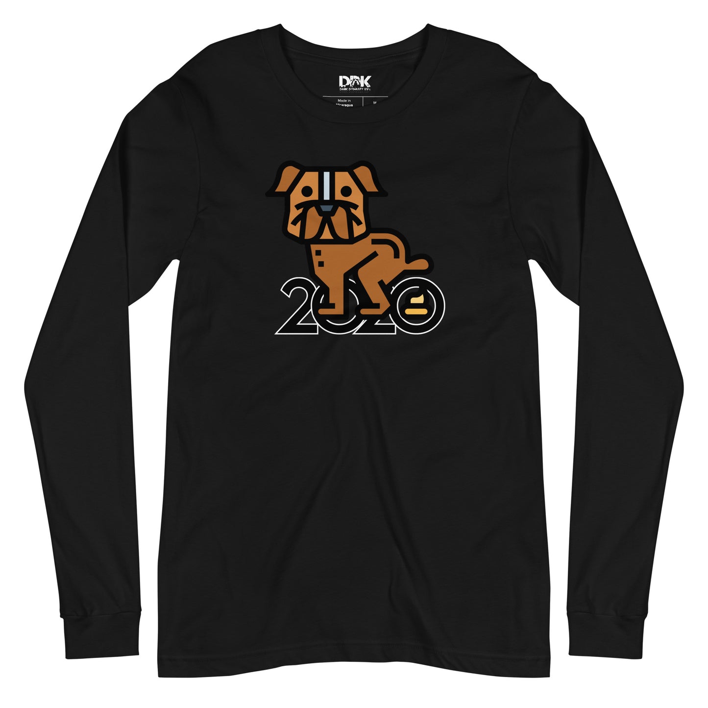 Dog Shitting 2020 Men's Long Sleeve