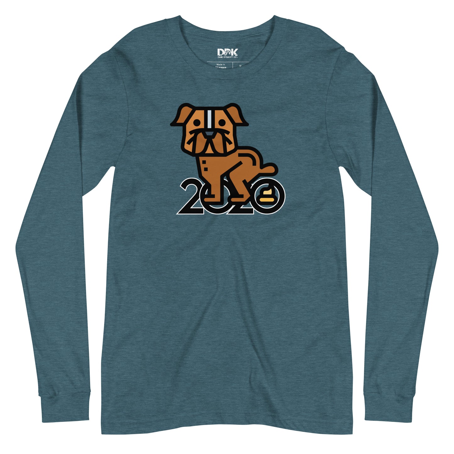 Dog Shitting 2020 Men's Long Sleeve