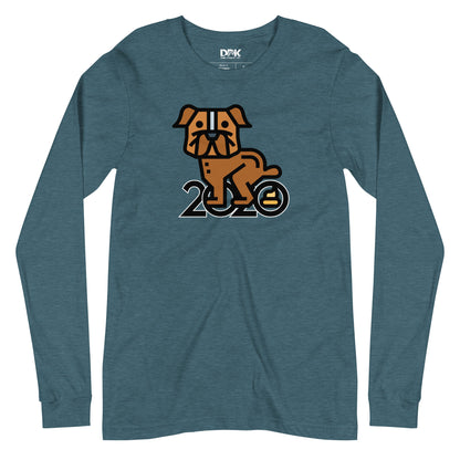 Dog Shitting 2020 Men's Long Sleeve