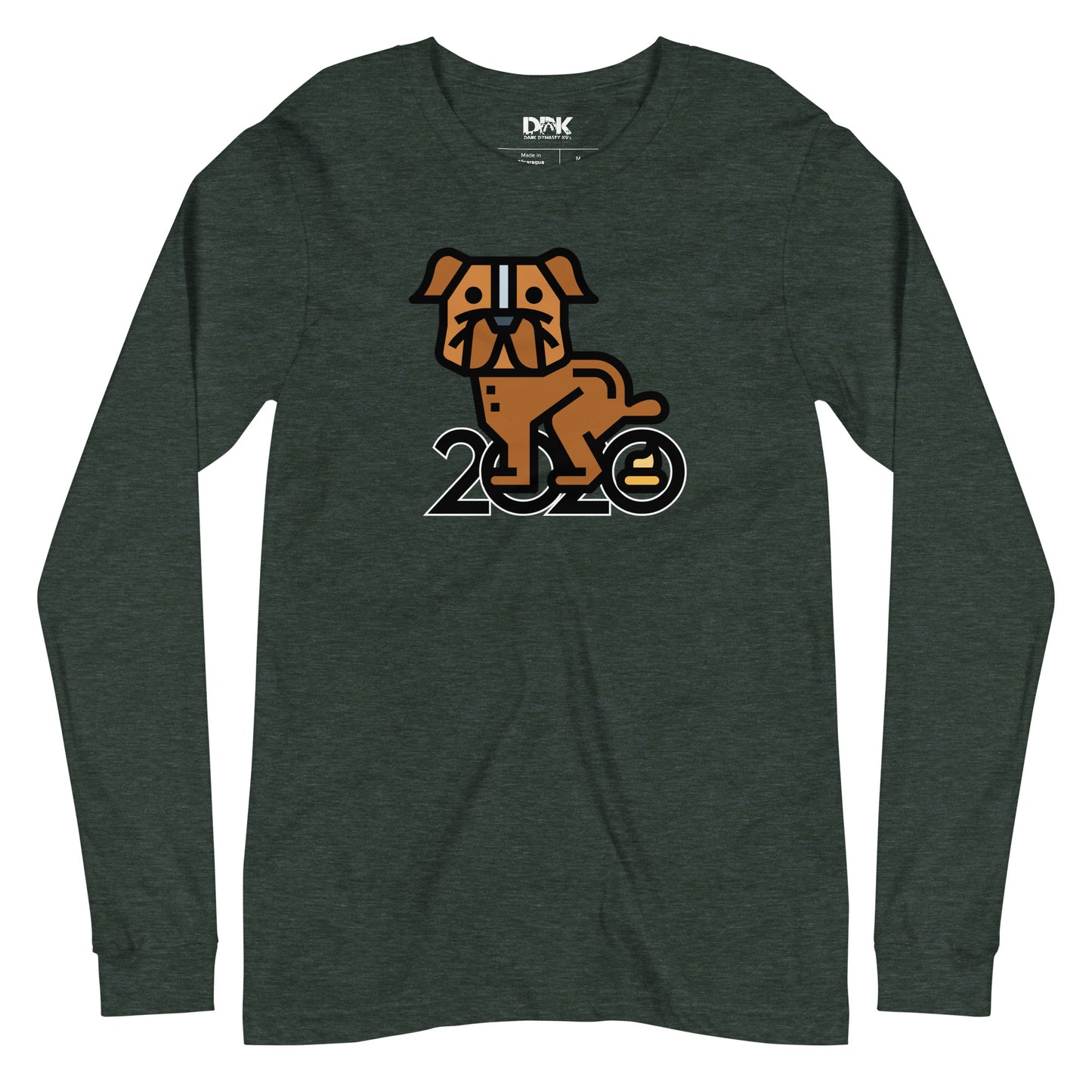 Dog Shitting 2020 Men's Long Sleeve