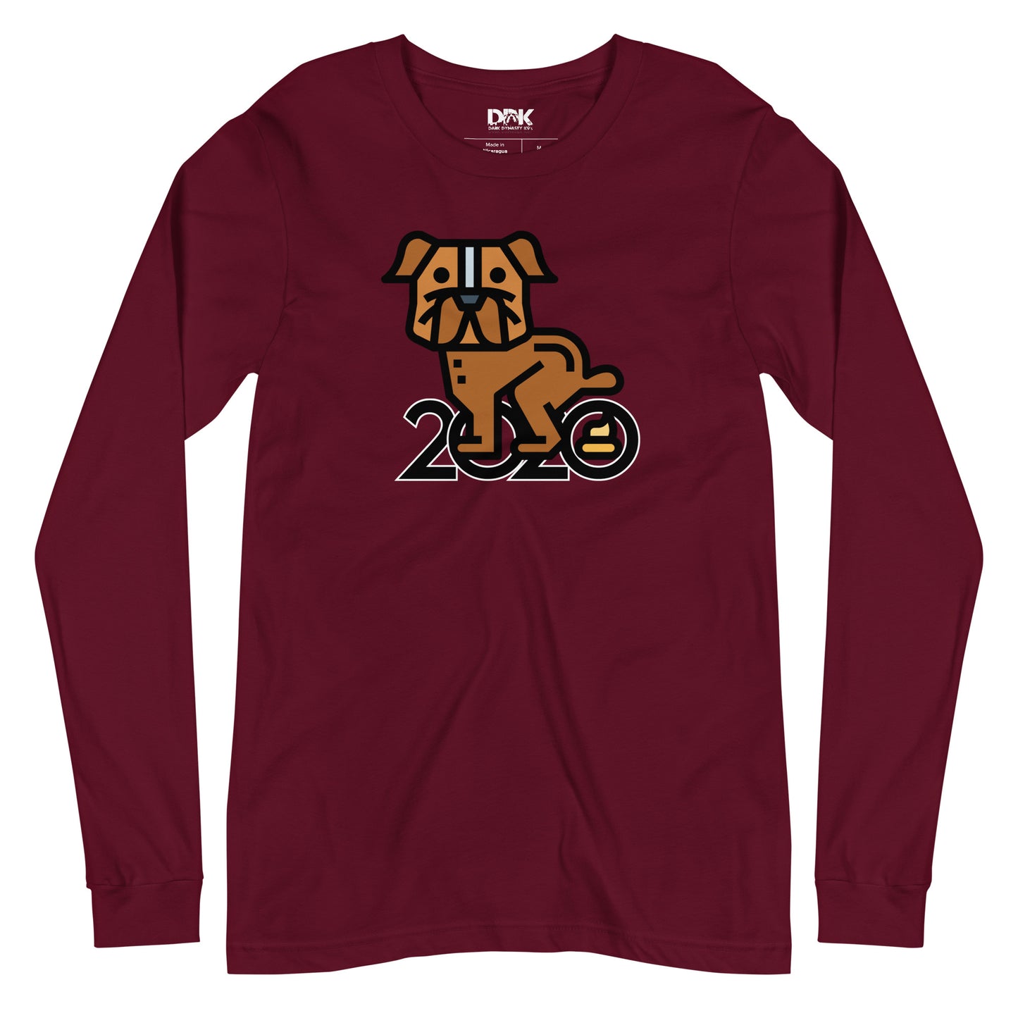 Dog Shitting 2020 Men's Long Sleeve