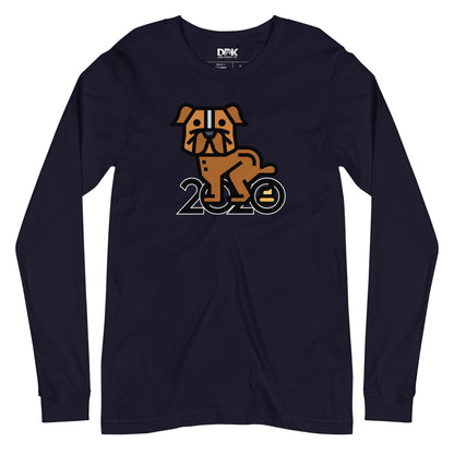 Dog Shitting 2020 Men's Long Sleeve