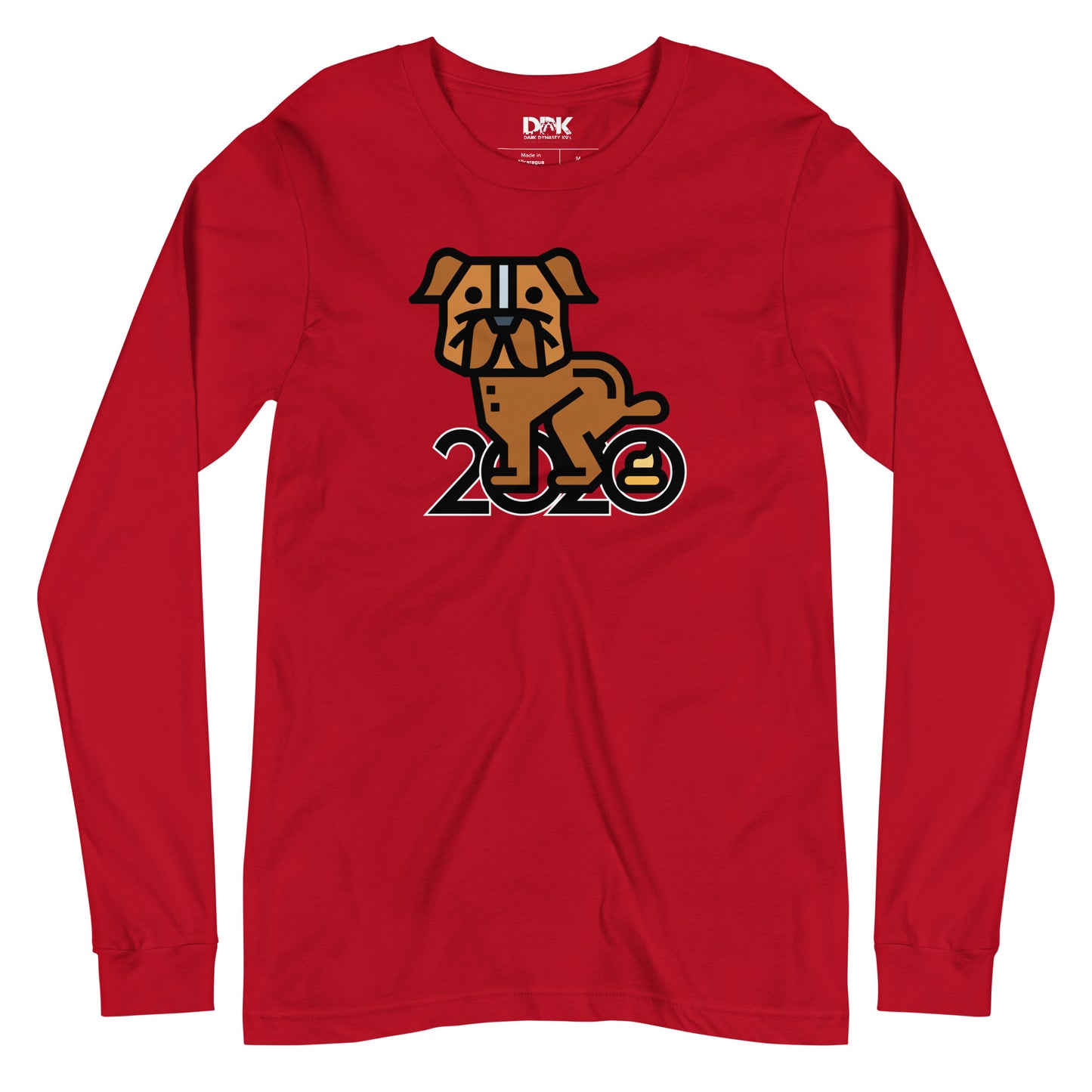 Dog Shitting 2020 Men's Long Sleeve