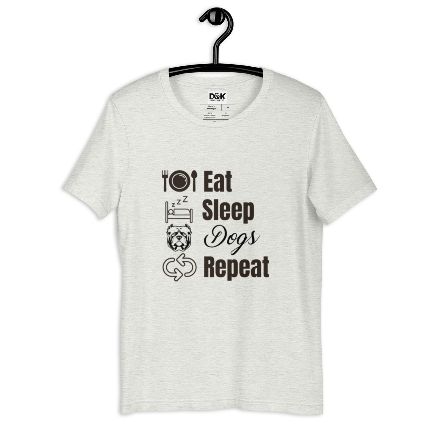 Eat Sleep Dogs Repeat - Unisex t-shirt