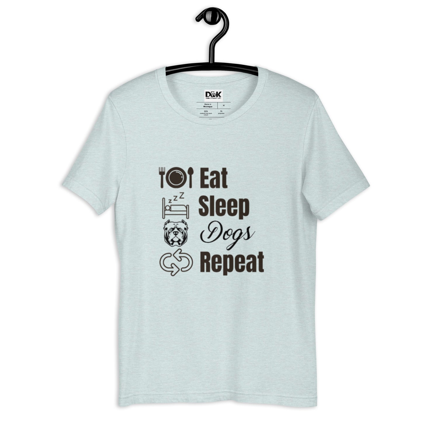 Eat Sleep Dogs Repeat - Unisex t-shirt