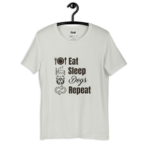 Eat Sleep Dogs Repeat - Unisex t-shirt