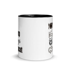 Eat Sleep Dogs Repeat - Mug with Color Inside