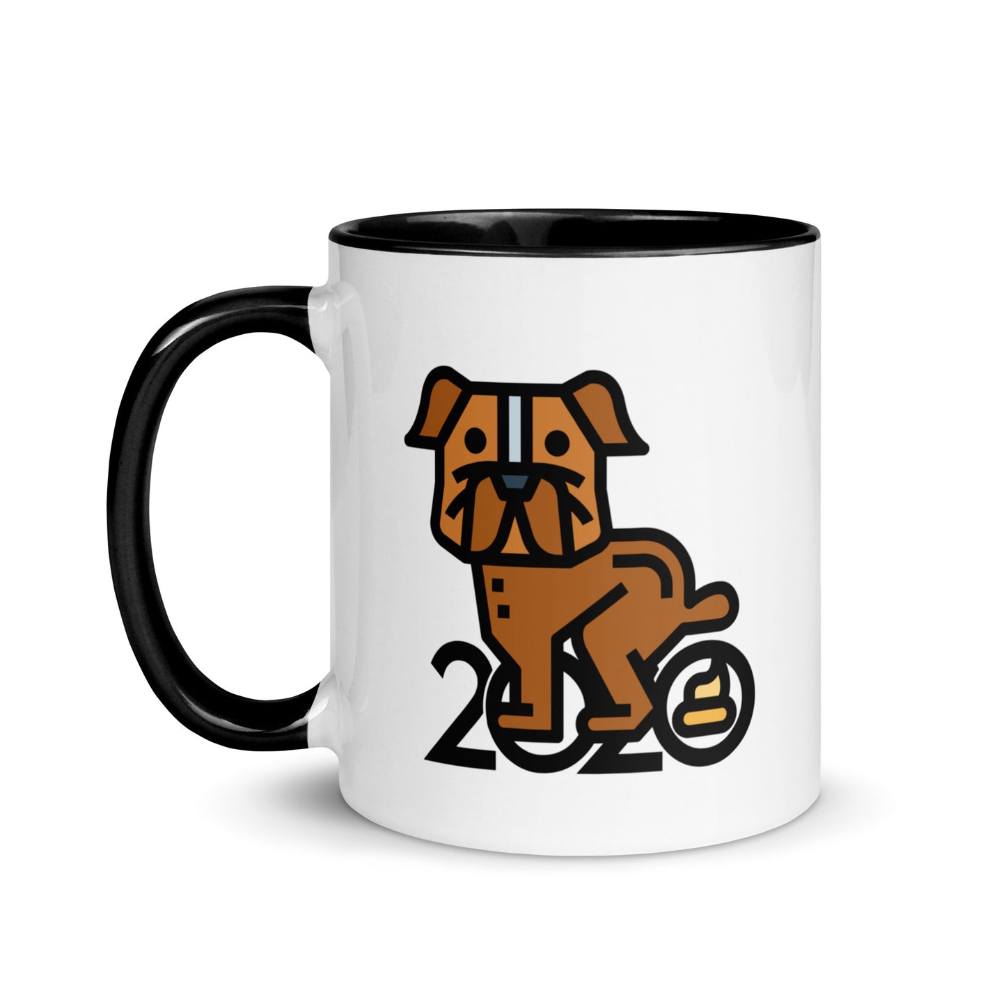 Dog Shitting 2020 Mug with Color Inside