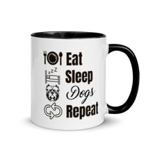 Load image into Gallery viewer, Eat Sleep Dogs Repeat - Mug with Color Inside