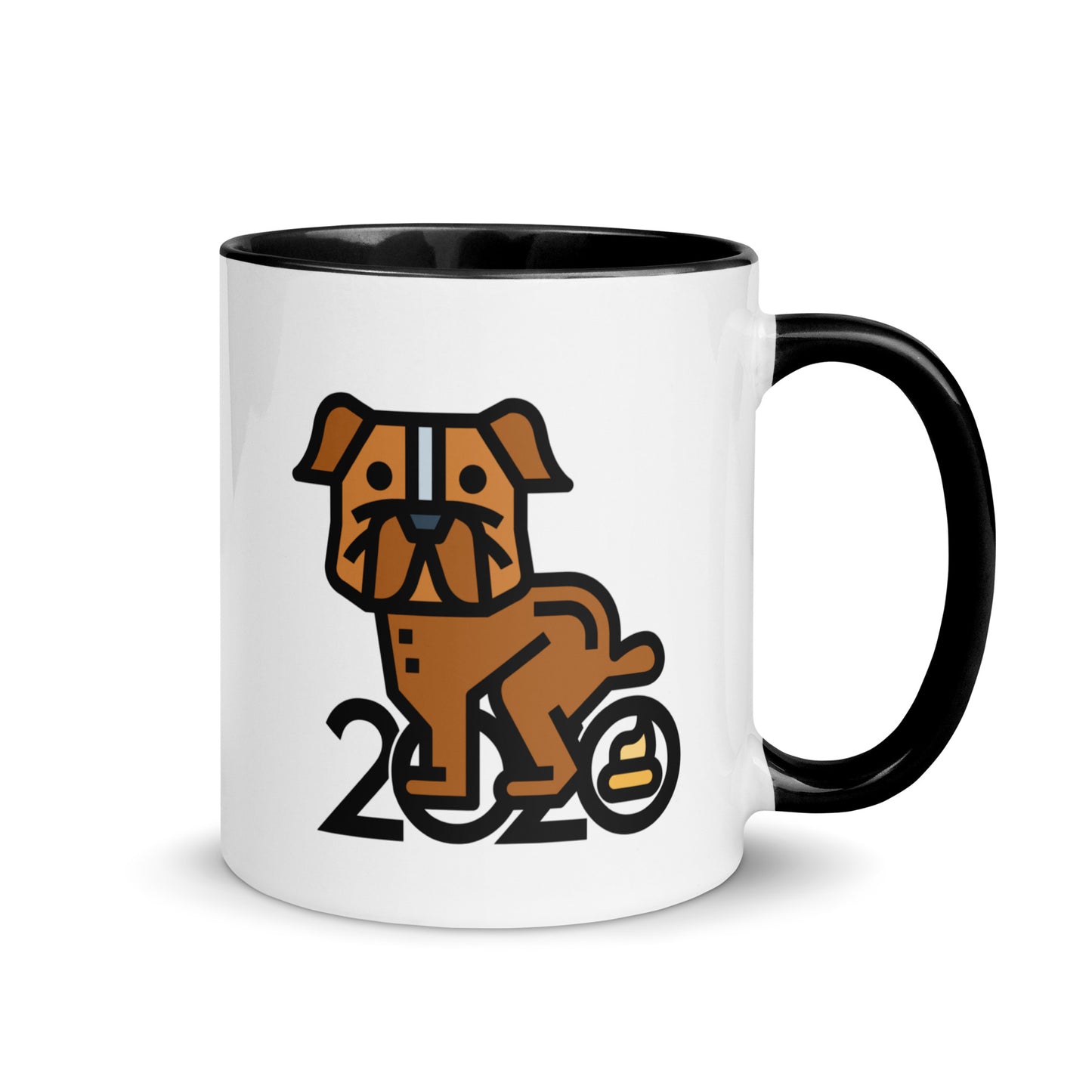 Dog Shitting 2020 Mug with Color Inside