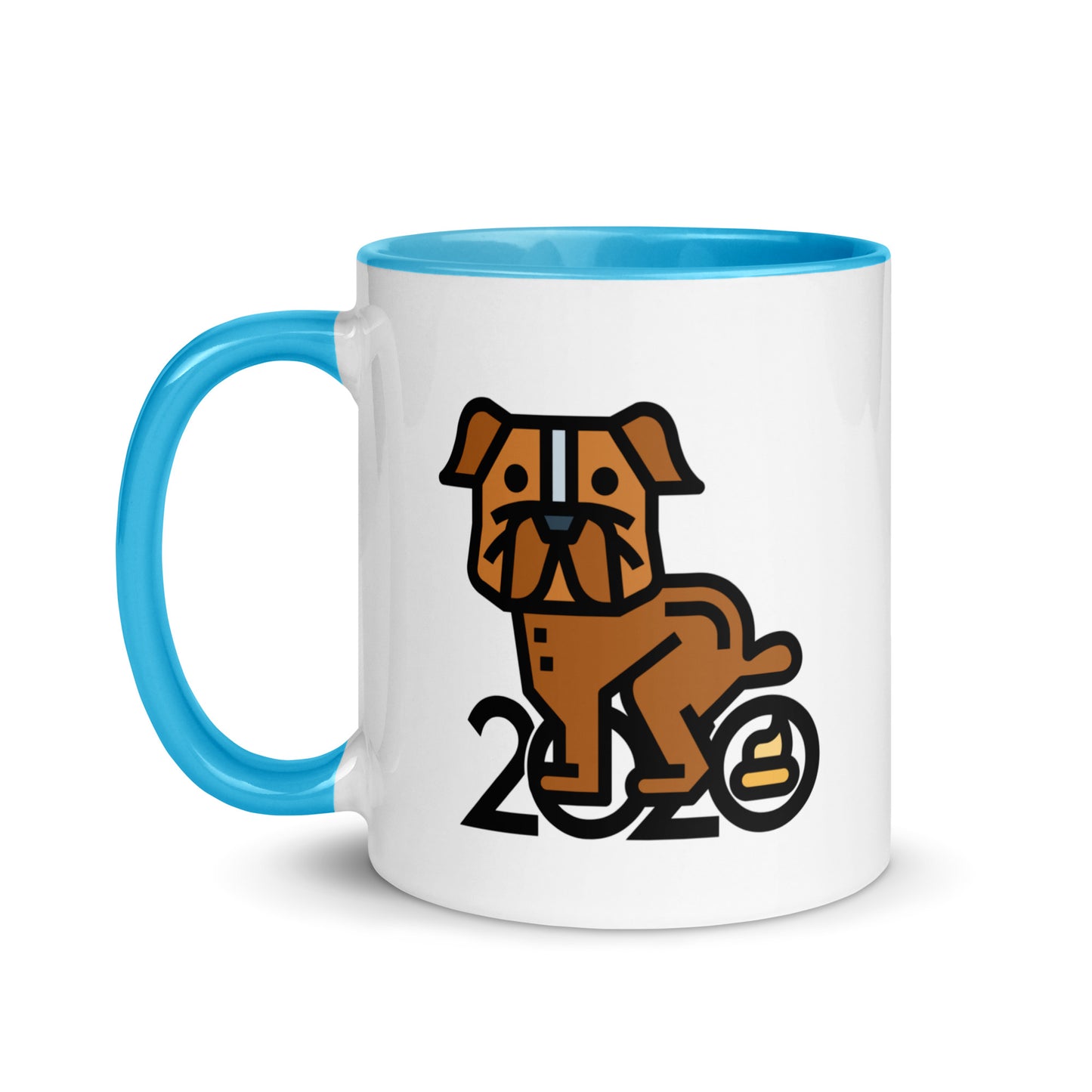 Dog Shitting 2020 Mug with Color Inside