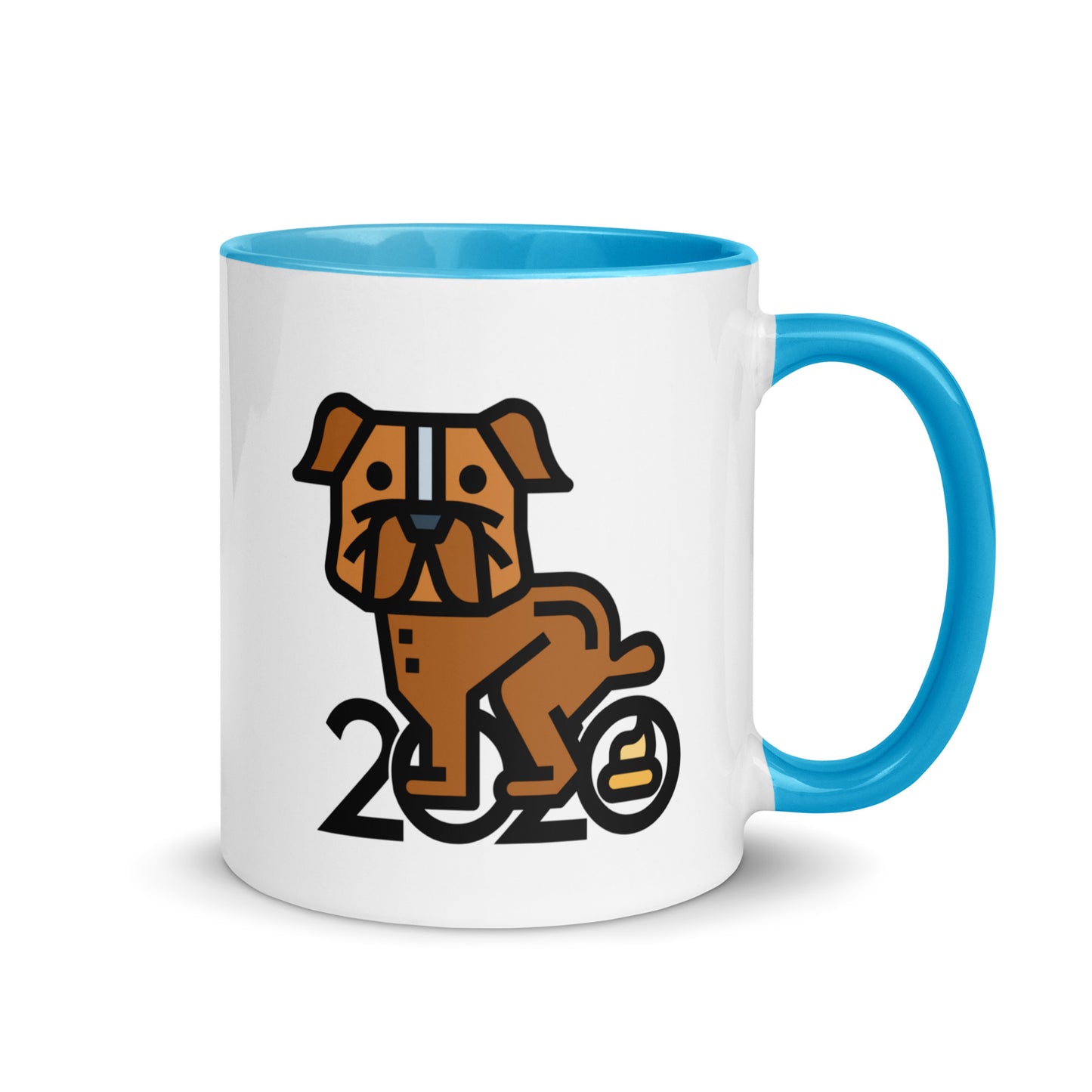 Dog Shitting 2020 Mug with Color Inside