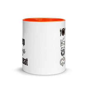 Eat Sleep Dogs Repeat - Mug with Color Inside