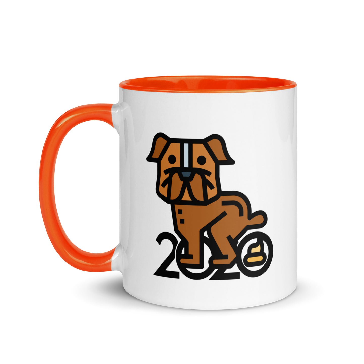 Dog Shitting 2020 Mug with Color Inside