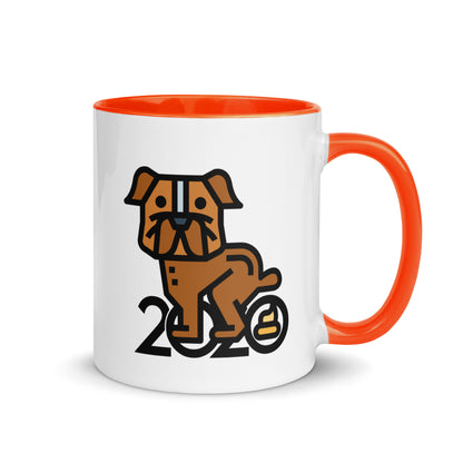 Dog Shitting 2020 Mug with Color Inside