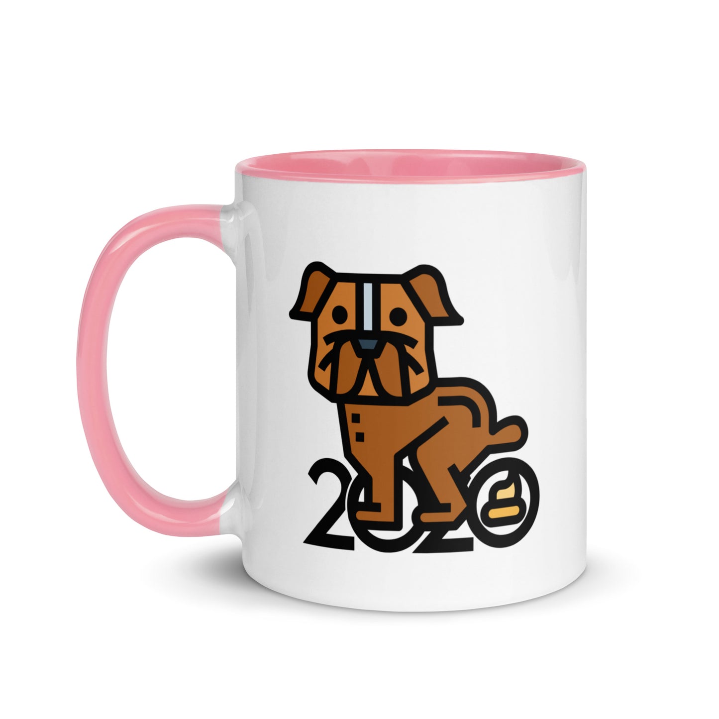 Dog Shitting 2020 Mug with Color Inside