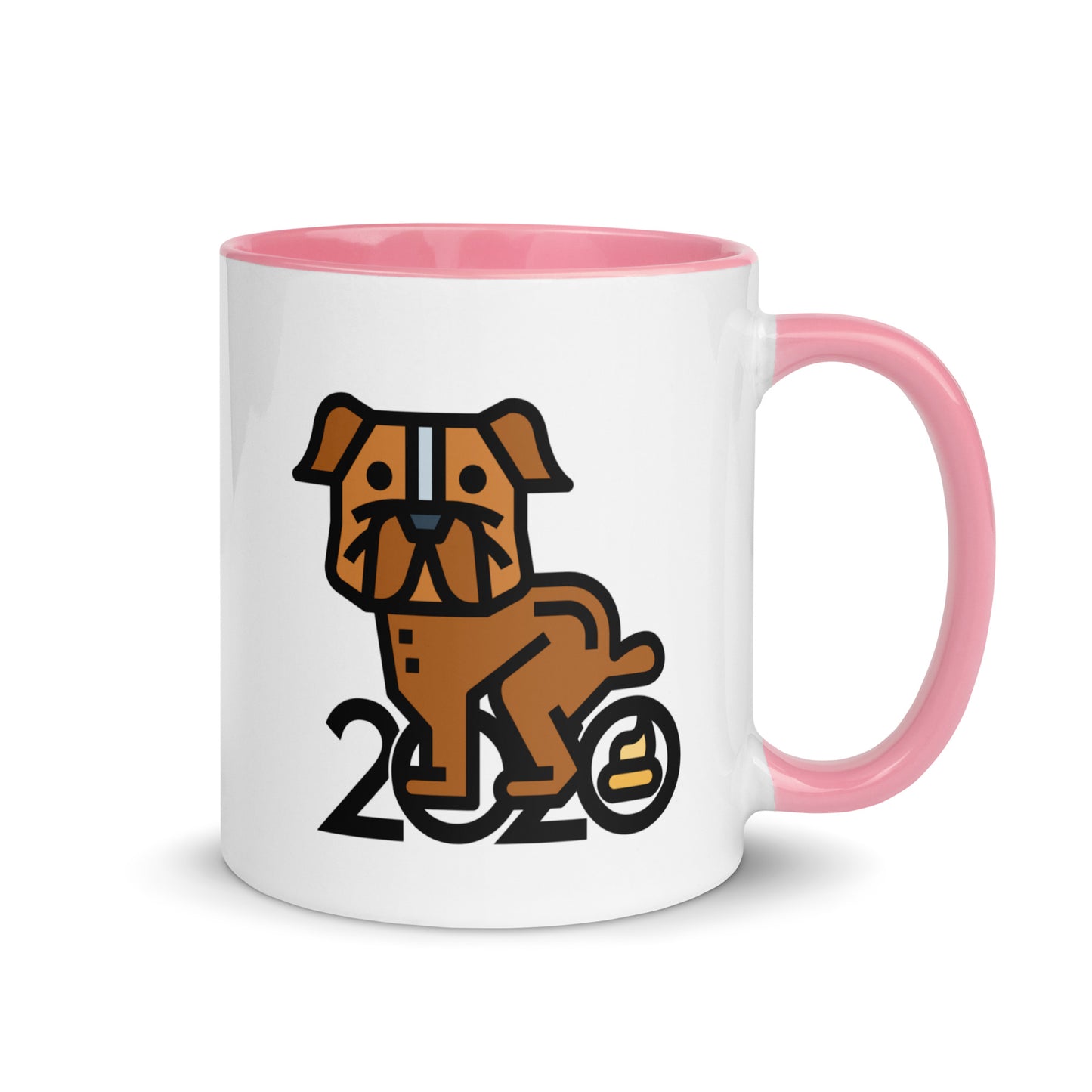 Dog Shitting 2020 Mug with Color Inside