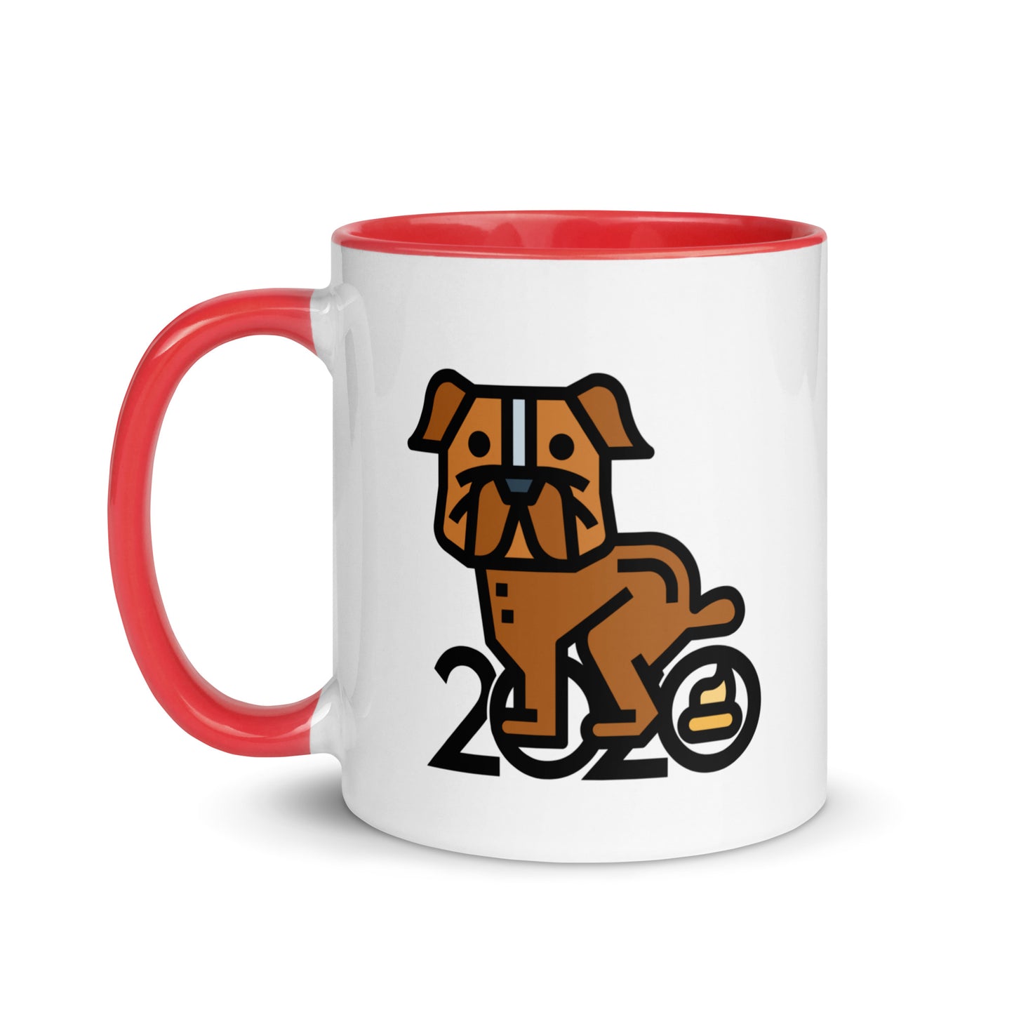 Dog Shitting 2020 Mug with Color Inside