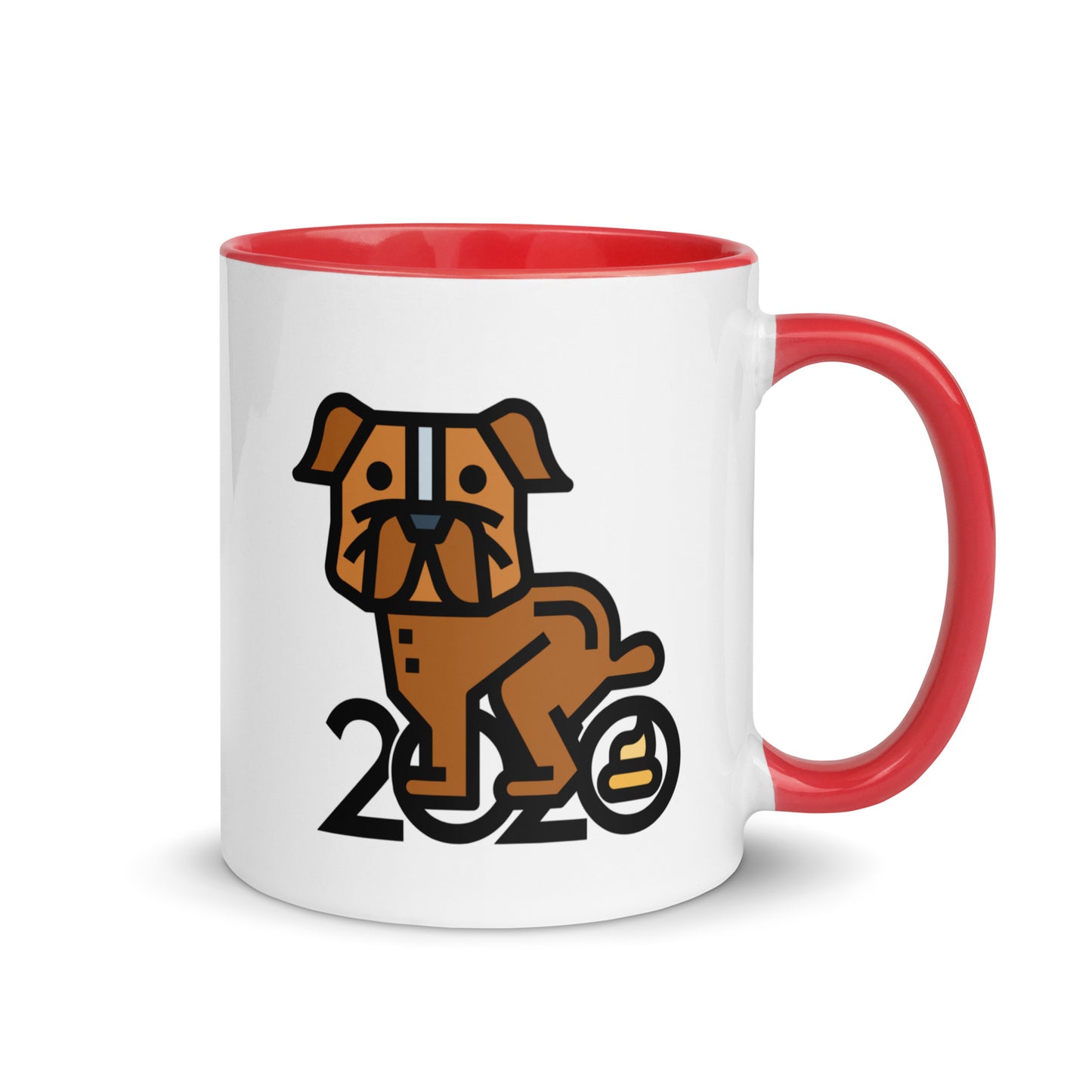 Dog Shitting 2020 Mug with Color Inside