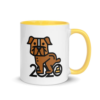 Dog Shitting 2020 Mug with Color Inside