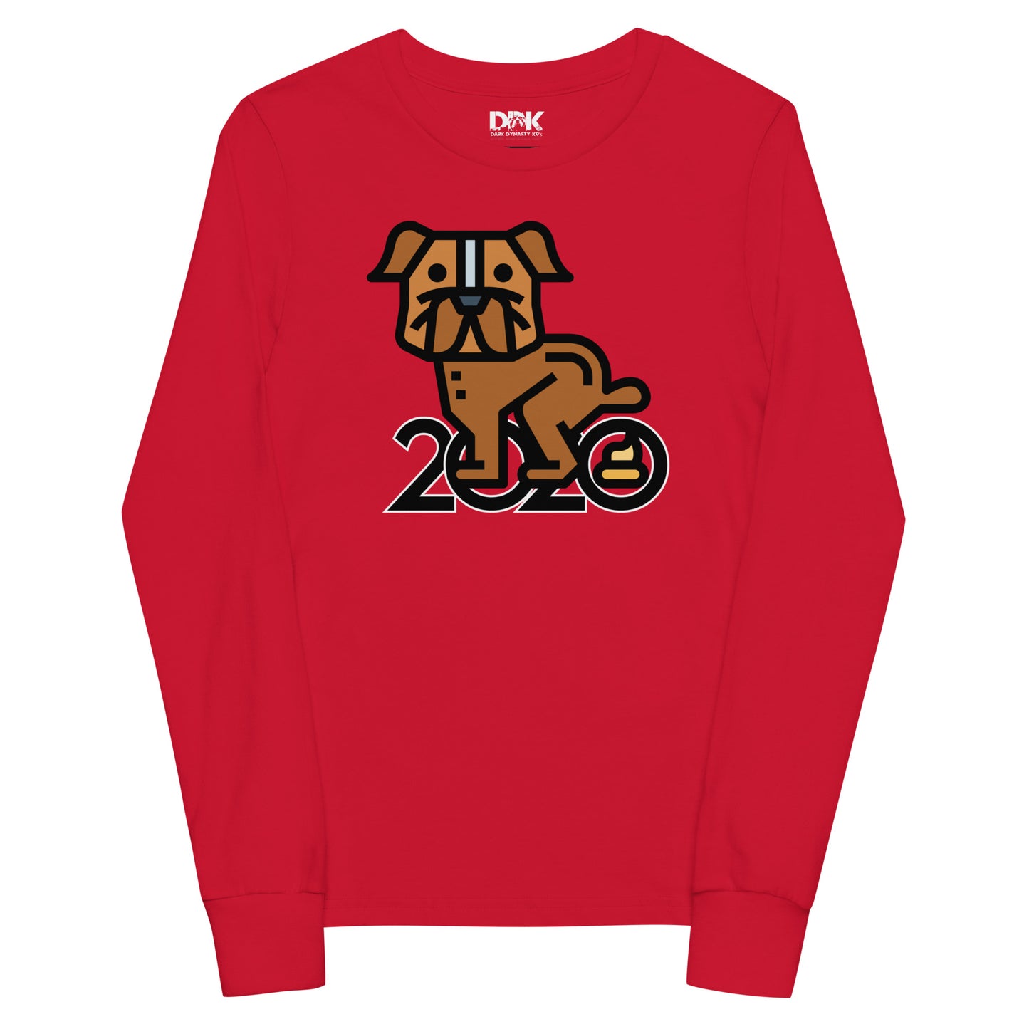 Dog Shitting 2020 Youth long sleeve