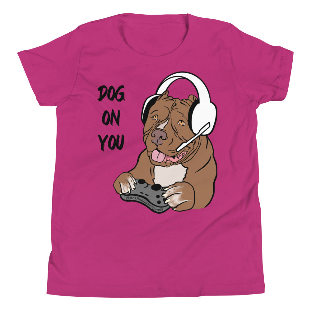 Youth Dog On You Gaming T Shirt