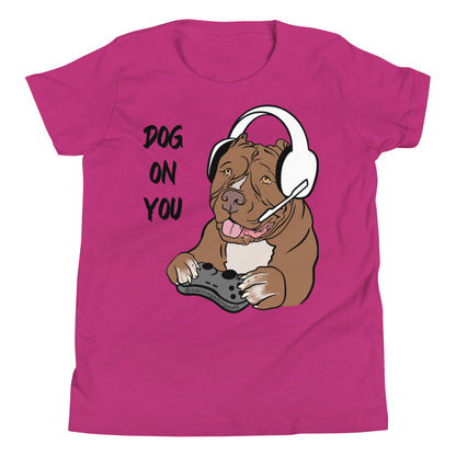 Youth Dog On You Gaming T Shirt