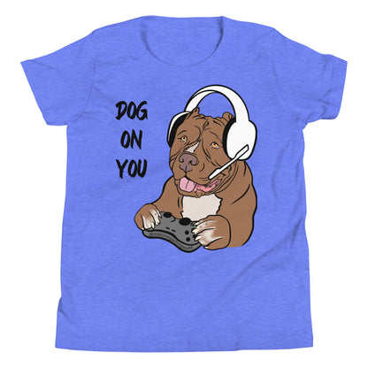 Youth Dog On You Gaming T Shirt